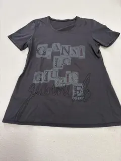 GIANNI LO GIUDICE 半袖カットソー ロゴ装飾40ダークグレーのサムネイル