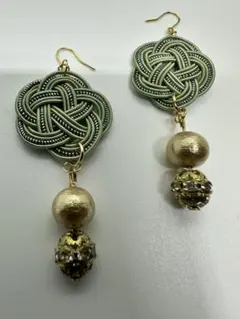 水引ピアス　ハンドメイド
