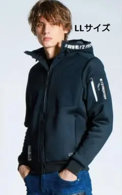 アイズフロンティア ハイブリットストレッチ裏ボアパーカー LLサイズ