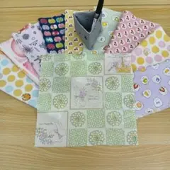 ★A430★ カットクロス/プリント生地/国産/25cm×25cm/10点