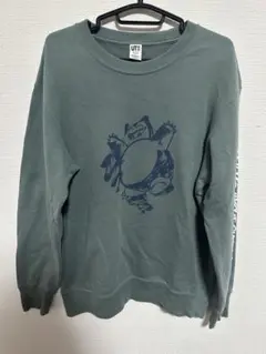 ポケモン カビゴン UT スウェット L グリーン ユニクロ