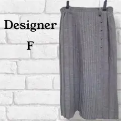 Designer プリーツスカート F グレー系 レディースのサムネイル