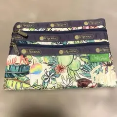 LeSportsac トロピカルポーチ 3ポケット　ハワイ限定