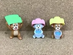 トムとジェリー サウナ　ジェリー(熱波師,休憩中)タフィー 3体セット