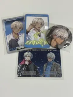 にじさんじ　イブラヒム　まとめ売り　チェキ風カード　缶バッジ