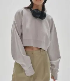 2025年最新】Cropped sweat pullover todayfulの人気アイテム