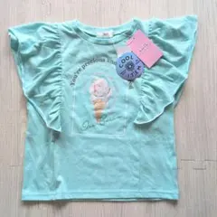 ALGY 接触冷感 アイスクリームプリント Tシャツ S 150のサムネイル