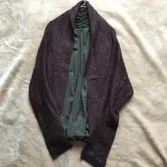 【最終価格】ストール風カーディガン　茶色　ブラウン　M