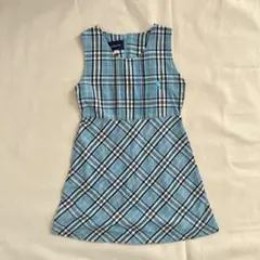 KANGOL チェック柄 ノースリーブワンピース 120cm 女の子 春夏