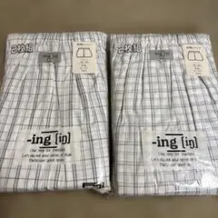 -ing [in] メンズトランクス 2枚組×2セット LL