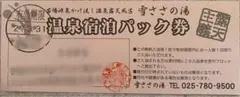 フジロック 苗場スキー場 「雪ささの湯」 温泉パック券 10枚セットのサムネイル