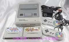 スーパーファミコン　中期型　本体と付属品