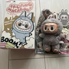 本物LabubuTheMONSTERSMacaronSesameBeanラブブ