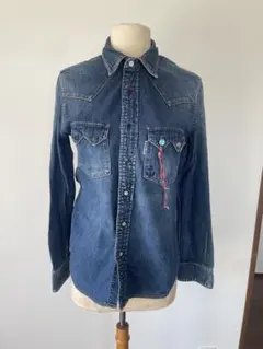 blue blueデニムシャツ 長袖のサムネイル