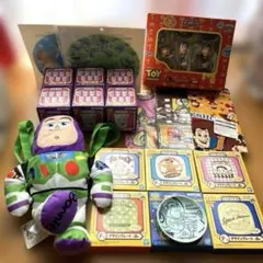 トイストーリー まとめ売り プレート グラス フィギュア ぬいぐるみ くじ