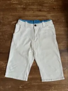 EDWIN JER001 ホワイトハーフパンツ 160
