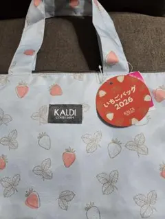 KALDI いちごエコバッグ 2026