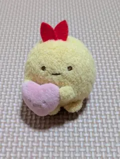 すみっコぐらし ショップ限定 てのりぬいぐるみ えびふらいのしっぽ ハート
