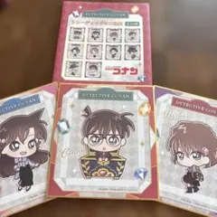 名探偵コナン　トレーディングミニ色紙　3枚セット