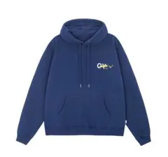 OY ペイント加工 ロゴフーディ プルオーバーパーカー　即日発送のサムネイル