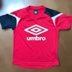 UMBRO アンブロ 半袖 プラクティスシャツ レッド キッズサイズ130のサムネイル