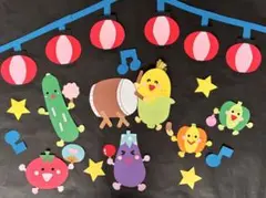 夏祭り壁面　7月8月のサムネイル