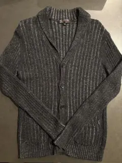 MK MICHEL KLEIN homme リブ編み カーディガン サイズ46