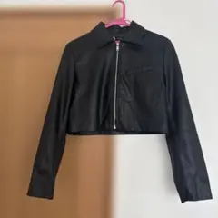 ZARA 黒 レザージャケット S