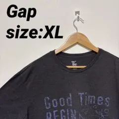 【US古着】ギャップ 半袖シャツ Tシャツ プリントロゴ XL