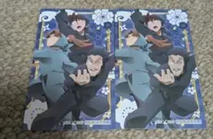 忍たま乱太郎　アニメイトフェア　特典　ミニカード 土井半助 山田利吉 山田伝蔵