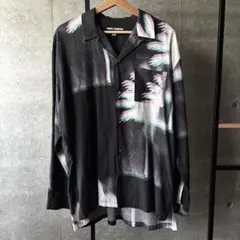 DOUBLE RAINBOUU トロピカル柄 長袖シャツ　メンズ