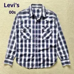 Levi's リーバイス　シャツ　ウエスタン　オンブレ　チェック　シャドー