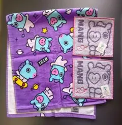 BT21 MANG マン BTS j-hope タオル 3点 セット まとめ売りのサムネイル