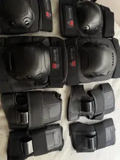 膝肘手首パッド 黒