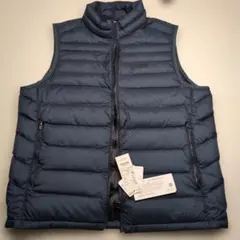 Golden Bear 軽量ダウンベスト Lサイズ ネイビー系