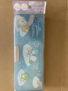 【新品未開封】　すみっコぐらし 筆箱 クリアペンケース 水色