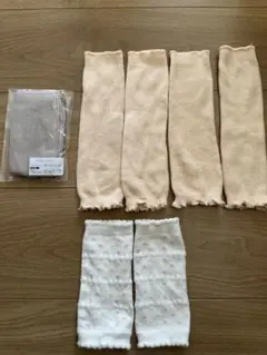 ベビーレッグウォーマー 4足セット オーガニックコットン
