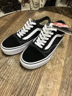 VANS Old Skool Platform Black/White23.5