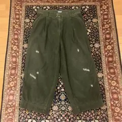 kolor BEACON 24AW タックパンツ　ダメージ加工