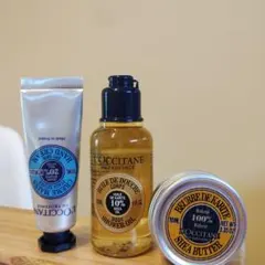 L'OCCITANE ハンドクリーム & シャワーオイル &保湿バーム3点セット