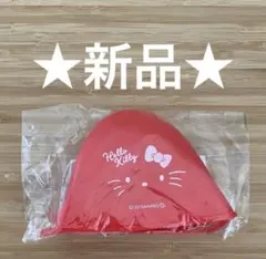 ★新品★ ハローキティ 鍋つかみ　 赤　ノベルティのサムネイル