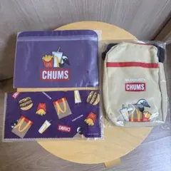 【未使用】CHUMS x McDonalds ポーチ他3点セット