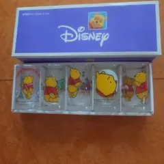 Disney くまのプーさん ガラスコップ 5個セット