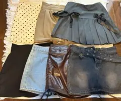 ぬ*様 【8点まとめ売り】ミニ ロングスカート 値下げしました！