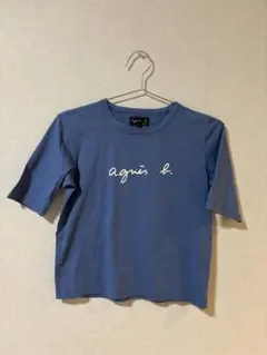 agnès b. ブルー Tシャツ S パリ