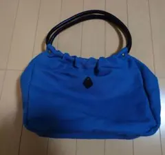 クレドラン　CLEDRAN　青いキャンバス トートバッグ　新品のサムネイル