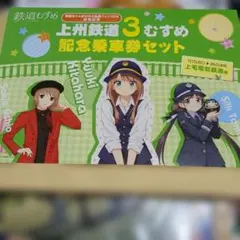 鉄道むすめ 上州鉄道3むすめ 記念乗車券セット