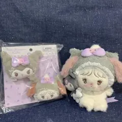 クロミ　mikko illustrationsマスコットホルダーヘアクリップ２点