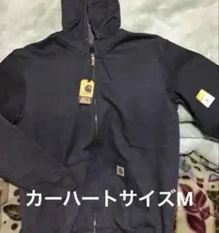 タグ付きCarhartt TS80122 M ルーズフィットジップパーカー