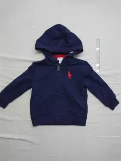 ラルフローレン キッズ ジップアップパーカー ネイビー系 18M 男の子